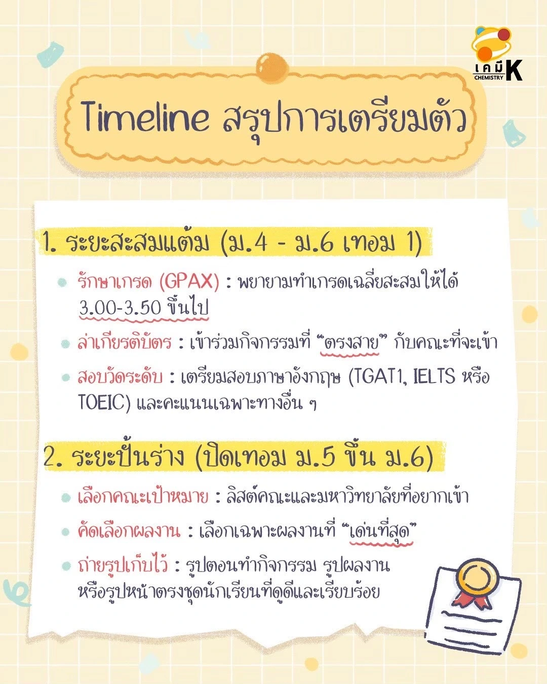 อยากติดรอบพอร์ต DEK70 ต้องเตรียมตัวยังไง